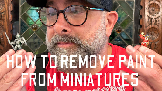 How to Remove Paint for Miniatures - Strip Paint Off Miniatures in Less Than a Minute! QUICK & EASY